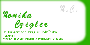 monika czigler business card